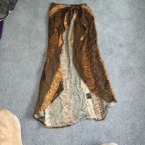 House of Harlow 1960 x revolve mutli print skirt